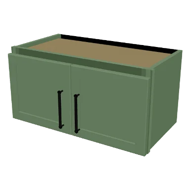 W2412 cabinet in Micro Shaker Sage Green