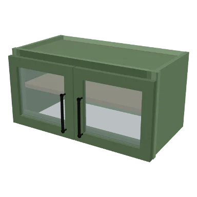 W2412GD cabinet in Micro Shaker Sage Green