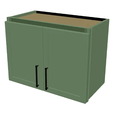 W2418 cabinet in Micro Shaker Sage Green