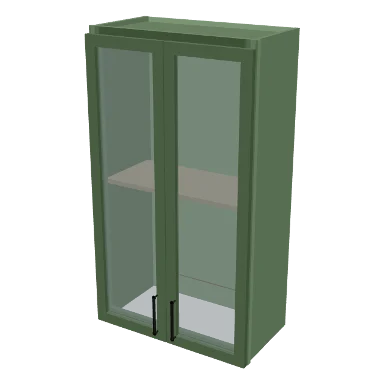 W2442GD cabinet in Micro Shaker Sage Green