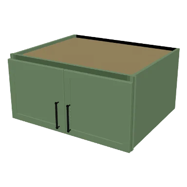 W301524 cabinet in Micro Shaker Sage Green