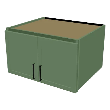 W301824 cabinet in Micro Shaker Sage Green