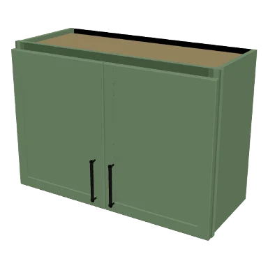 W3021 cabinet in Micro Shaker Sage Green