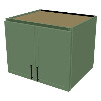 W302424 cabinet in Micro Shaker Sage Green