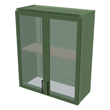 W3036GD cabinet in Micro Shaker Sage Green