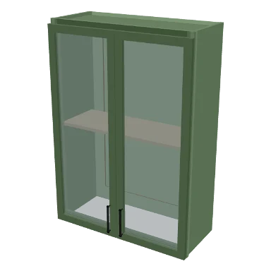 W3042GD cabinet in Micro Shaker Sage Green
