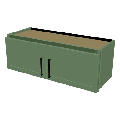 W3312 cabinet in Micro Shaker Sage Green
