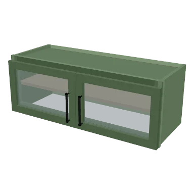 W3312GD cabinet in Micro Shaker Sage Green