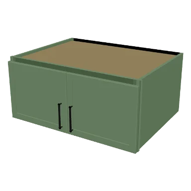 W331524 cabinet in Micro Shaker Sage Green