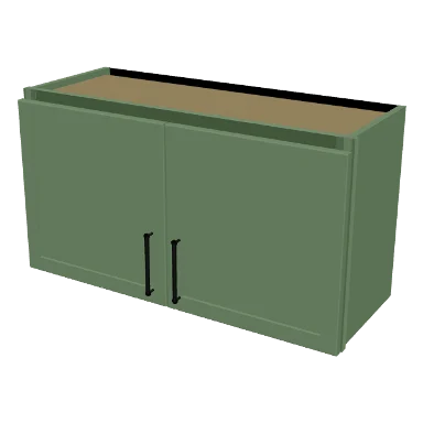 W3318 cabinet in Micro Shaker Sage Green