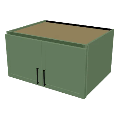 W331824 cabinet in Micro Shaker Sage Green