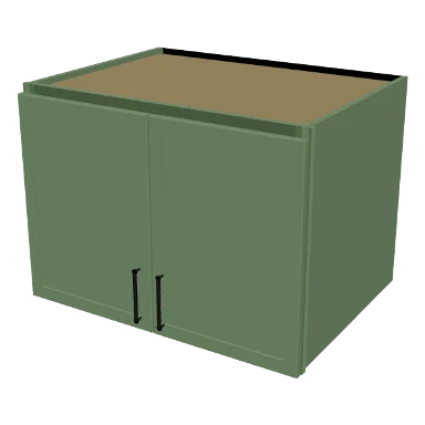 W332424 cabinet in Micro Shaker Sage Green