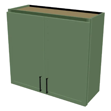 W3330 cabinet in Micro Shaker Sage Green