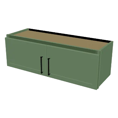 W3612 cabinet in Micro Shaker Sage Green
