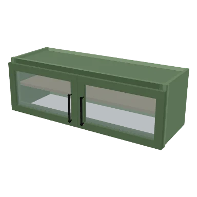 W3612GD cabinet in Micro Shaker Sage Green