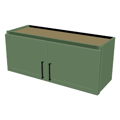 W3615 cabinet in Micro Shaker Sage Green
