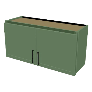 W3618 cabinet in Micro Shaker Sage Green