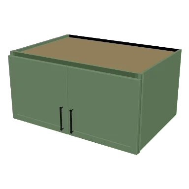 W361824 cabinet in Micro Shaker Sage Green