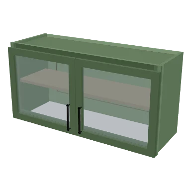 W3618GD cabinet in Micro Shaker Sage Green