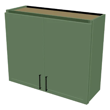 W3630 cabinet in Micro Shaker Sage Green