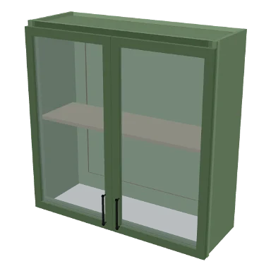 W3636GD cabinet in Micro Shaker Sage Green