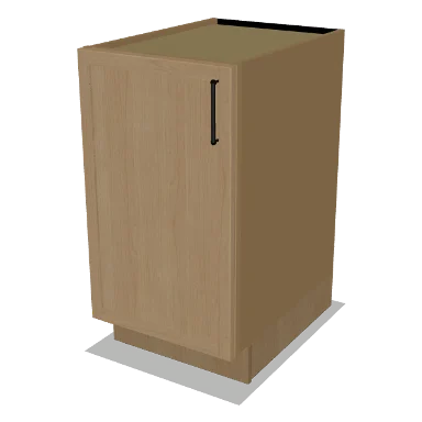 B18FH cabinet in Micro Shaker White Oak