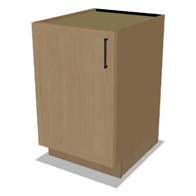 B21FH cabinet in Micro Shaker White Oak