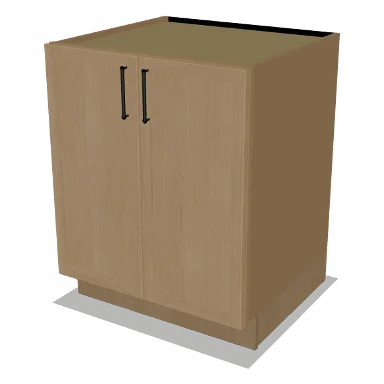 B27FH cabinet in Micro Shaker White Oak