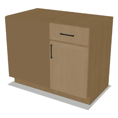BBC45/48-42 cabinet in Micro Shaker White Oak