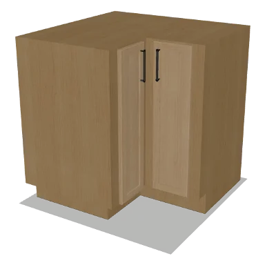 BER33 cabinet in Micro Shaker White Oak