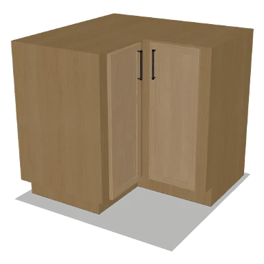BER36 cabinet in Micro Shaker White Oak