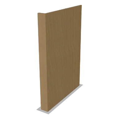 DWR3 cabinet in Micro Shaker White Oak