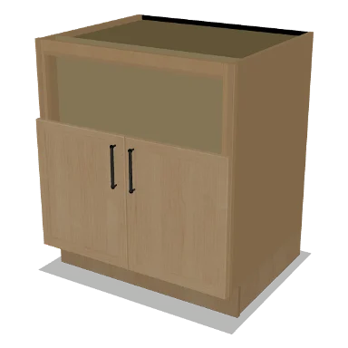 FSB30 cabinet in Micro Shaker White Oak