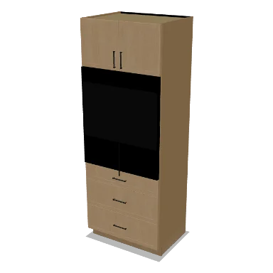 OC339024 cabinet in Micro Shaker White Oak