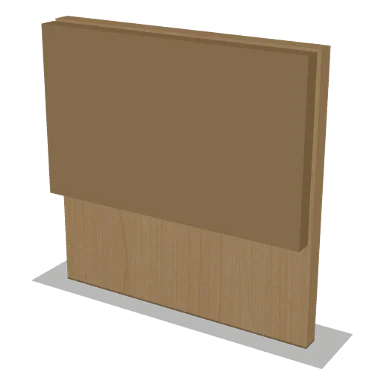 SPAINT cabinet in Micro Shaker White Oak