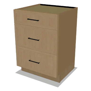 VDB24 cabinet in Micro Shaker White Oak