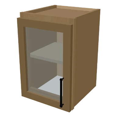 W1218GD cabinet in Micro Shaker White Oak