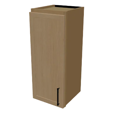 W1230 cabinet in Micro Shaker White Oak