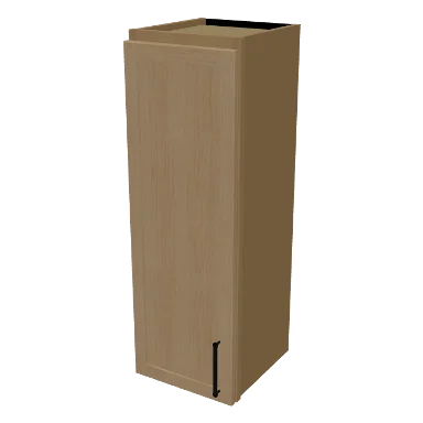 W1236 cabinet in Micro Shaker White Oak
