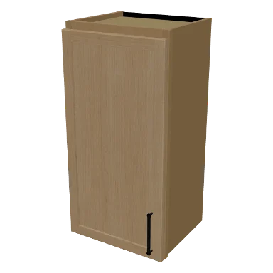 W1530 cabinet in Micro Shaker White Oak