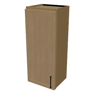 W1536 cabinet in Micro Shaker White Oak