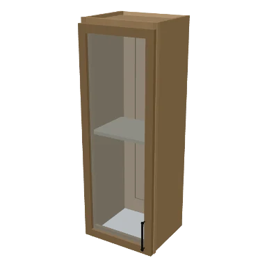 W1542GD cabinet in Micro Shaker White Oak