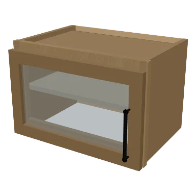 W1812GD cabinet in Micro Shaker White Oak