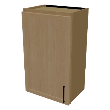 W1830 cabinet in Micro Shaker White Oak