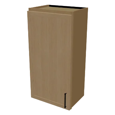 W1836 cabinet in Micro Shaker White Oak