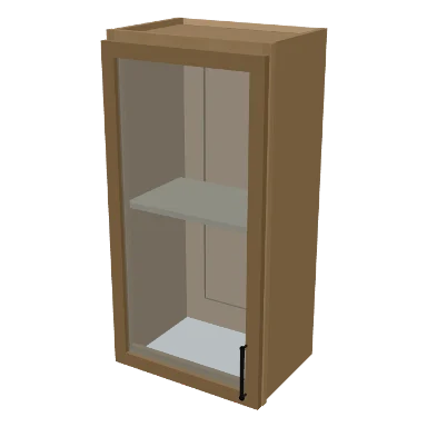 W1836GD cabinet in Micro Shaker White Oak