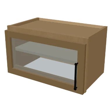 W2112GD cabinet in Micro Shaker White Oak