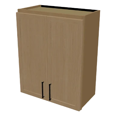 W2430 cabinet in Micro Shaker White Oak