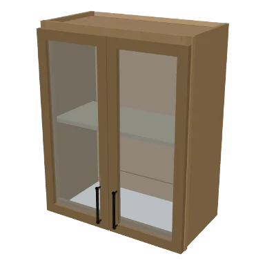 W2430GD cabinet in Micro Shaker White Oak