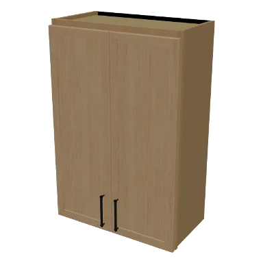 W2436 cabinet in Micro Shaker White Oak